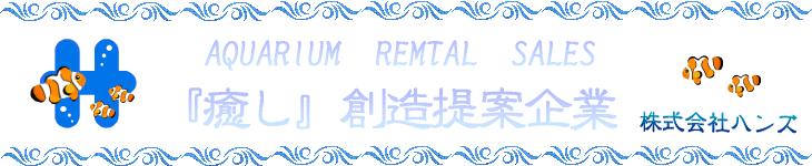水槽設置と維持管理メンテナンスは株式会社ハンズ